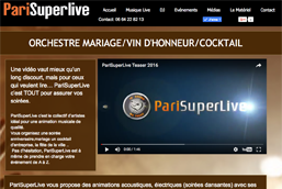 Le site du groupe PariSuperlive.com